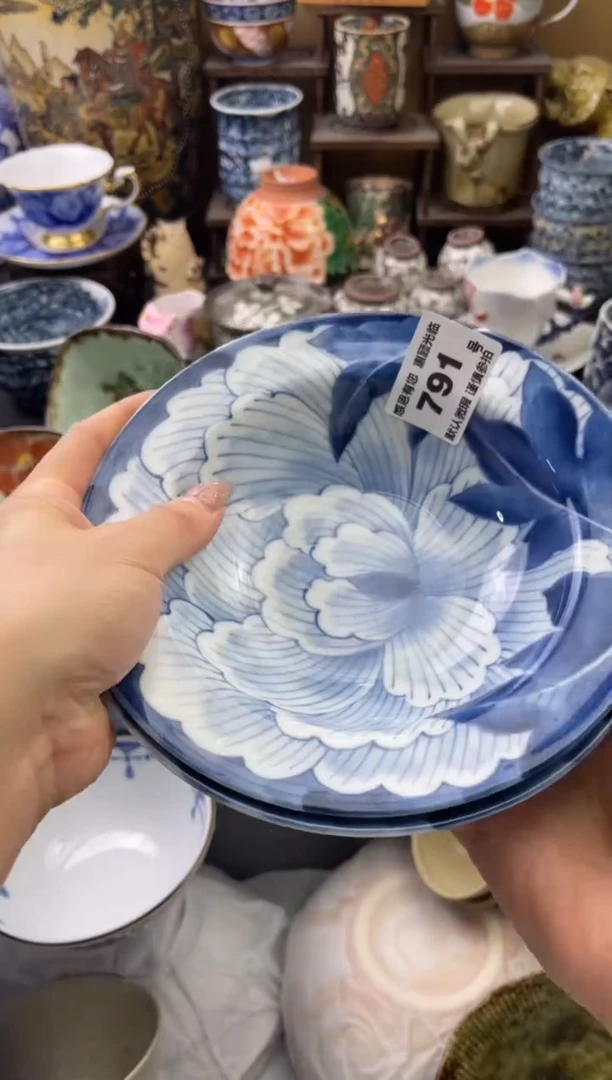 【闪购商品】瓷片791号六六瓷器工艺品瓷器