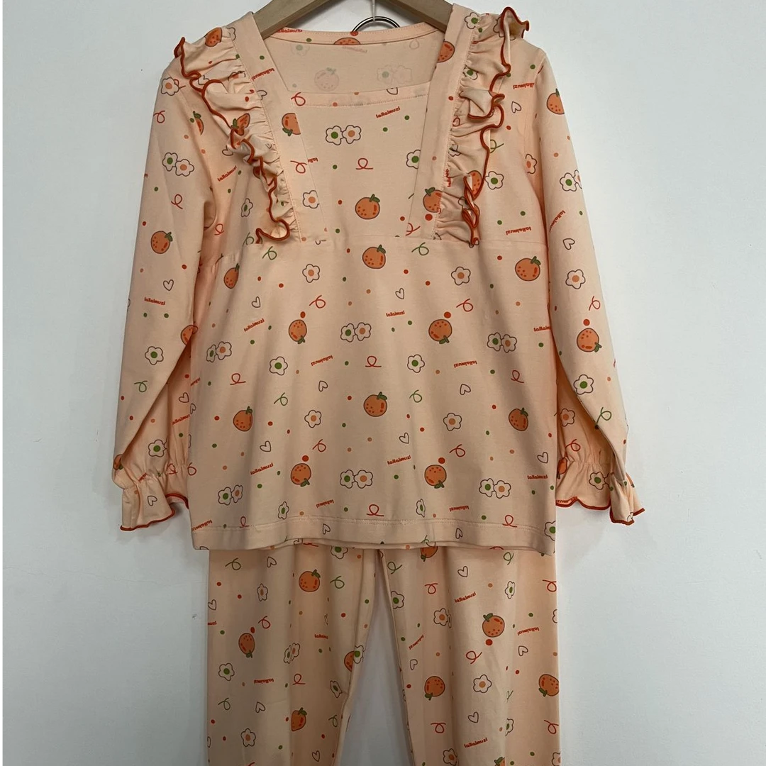 秋冬打底套装秋衣秋裤棉好穿男童女童针织长袖印花秋衣裤