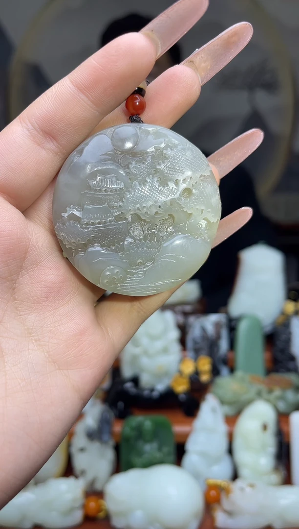 【闪购商品】和田玉吊坠未镶嵌09