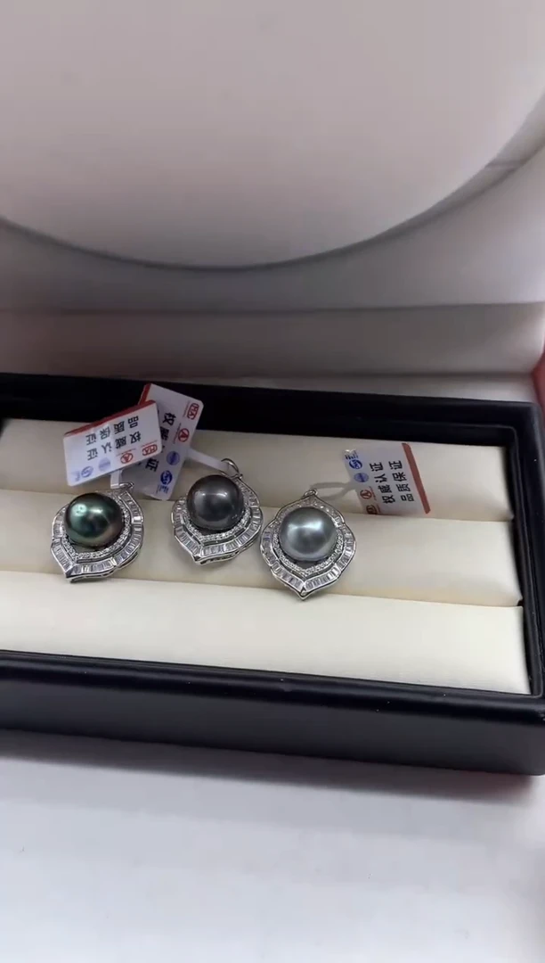 银S925镶嵌海水珍珠吊坠(不含链)多样性发其一