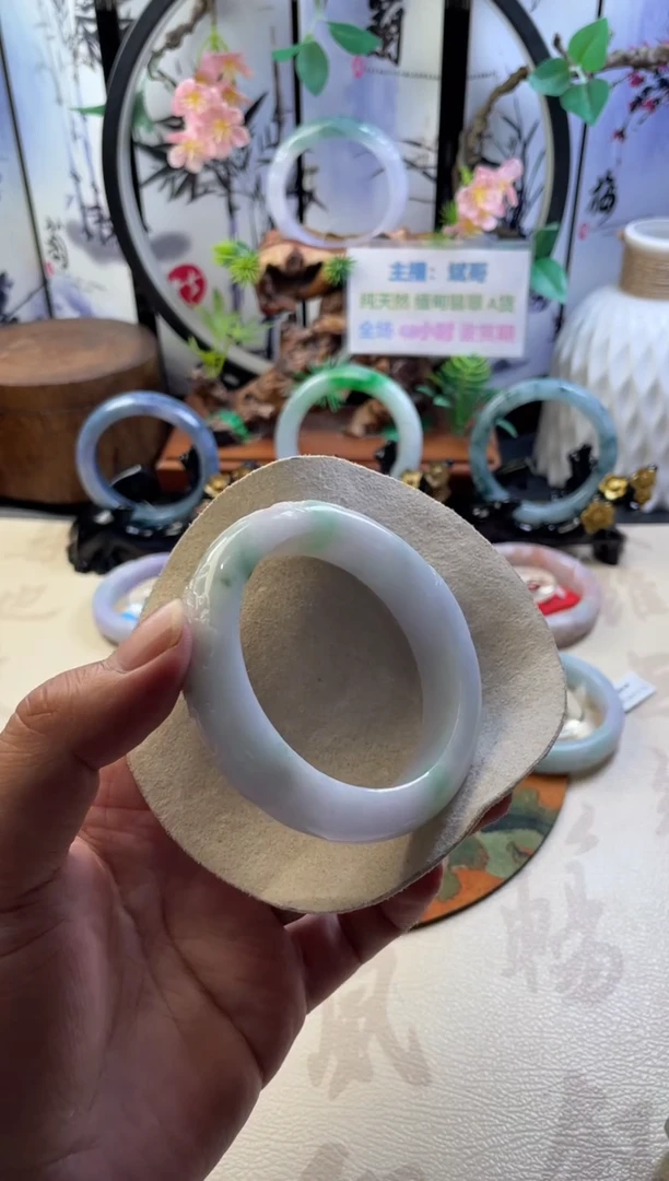 未镶嵌手镯翡翠正圈58