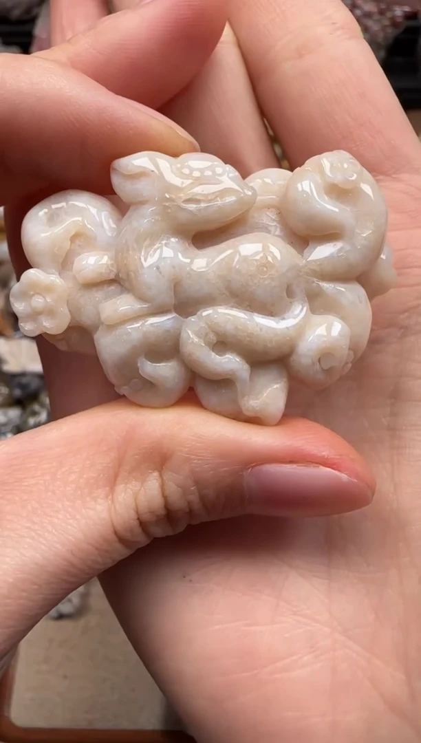 【闪购商品】硅化珊瑚（珊瑚玉）颈饰未镶嵌644