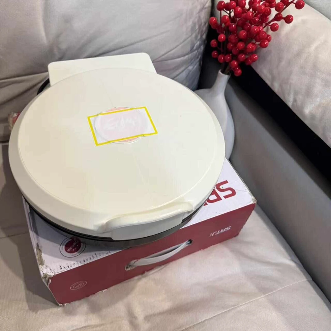 白色电饼铛 家用圆形烙饼锅 GC