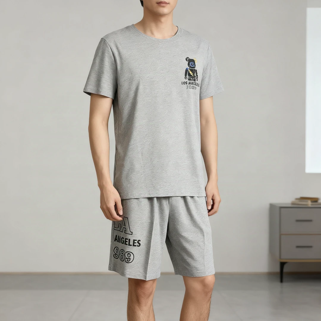 佐雅男士家居运动休闲套装