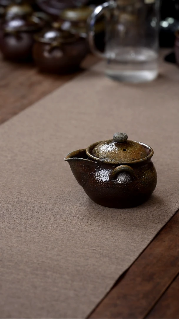 茶壶紫砂柴烧宝瓶
