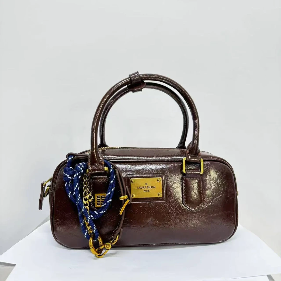 【南沙瑞熙】SD-3787-微醺摩卡25*7*15 轻奢时尚女士新款手提斜挎