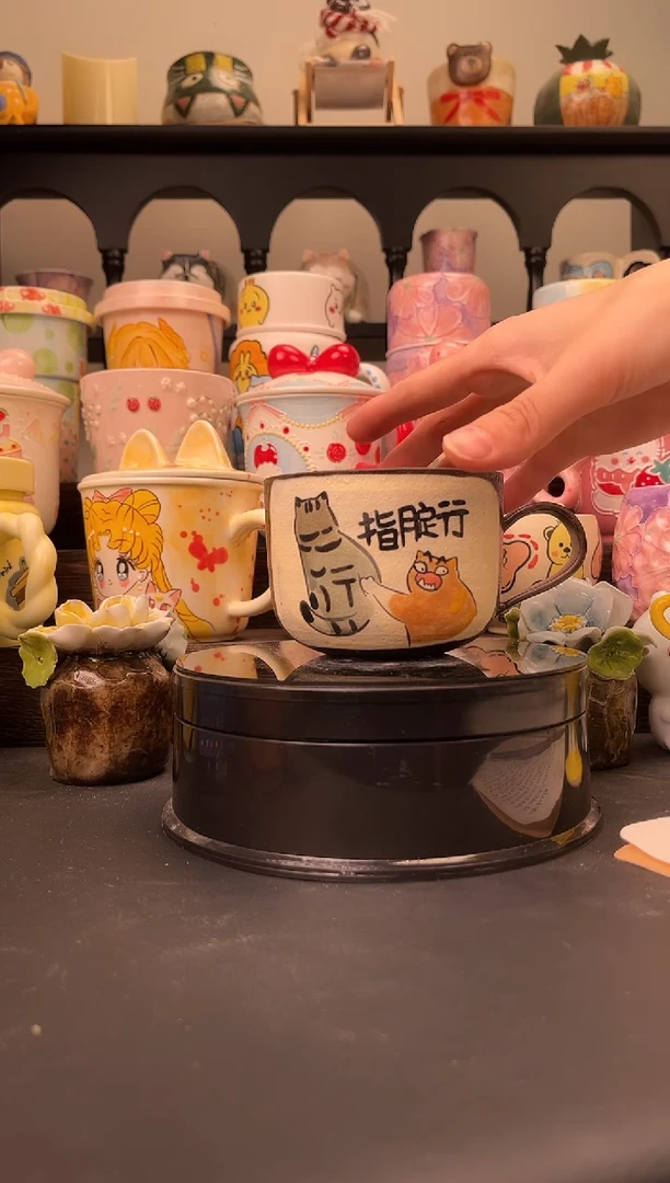 摆件A027文创手绘陶瓷
