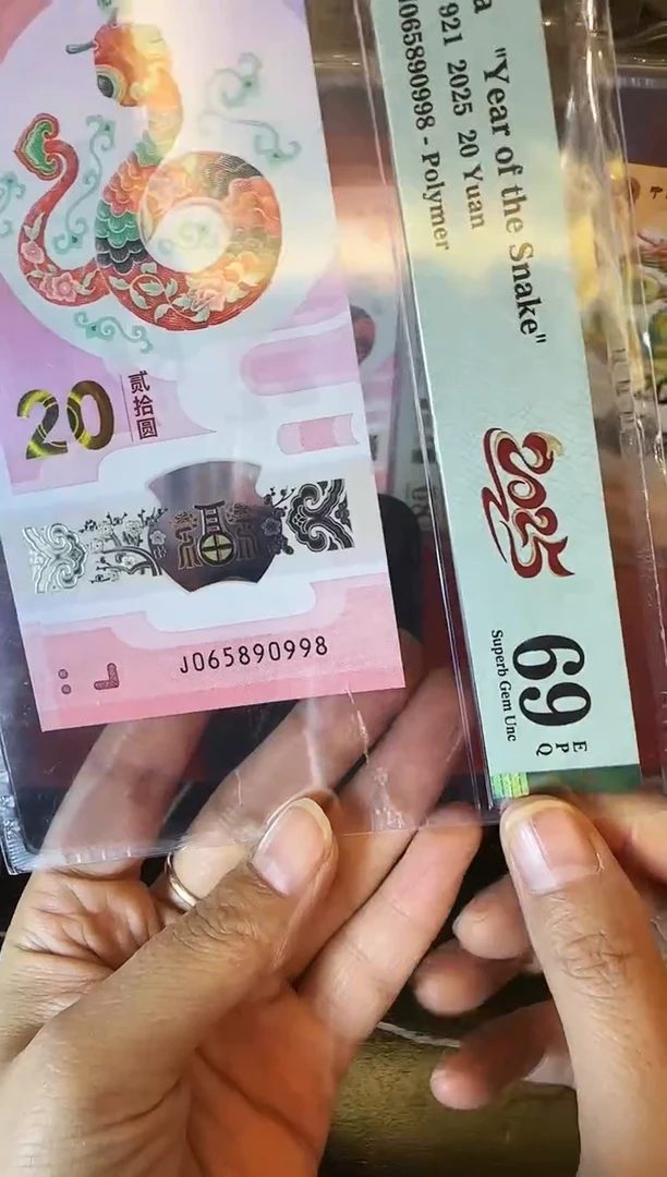 塑料2025 蛇钞  单张 065890998