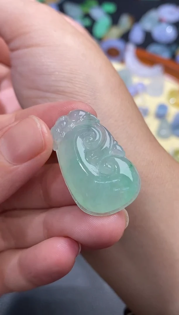 定制翡翠未镶嵌翡翠毛货~