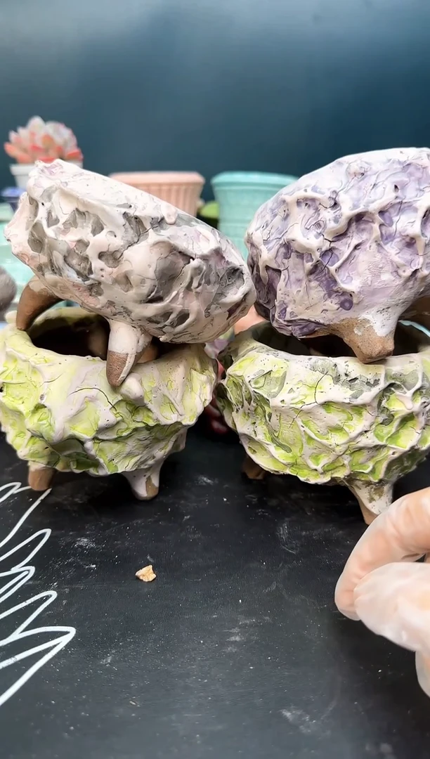 3424  爆裂盆4个 默认微瑕