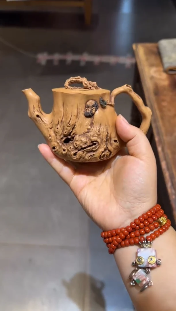 茶壶紫砂豫*达摩 黄金段