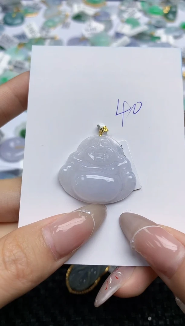 【闪购商品】翡翠颈饰18K金镶嵌 天然翡翠A货