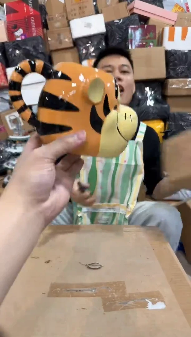 瓷片跳跳虎头杯