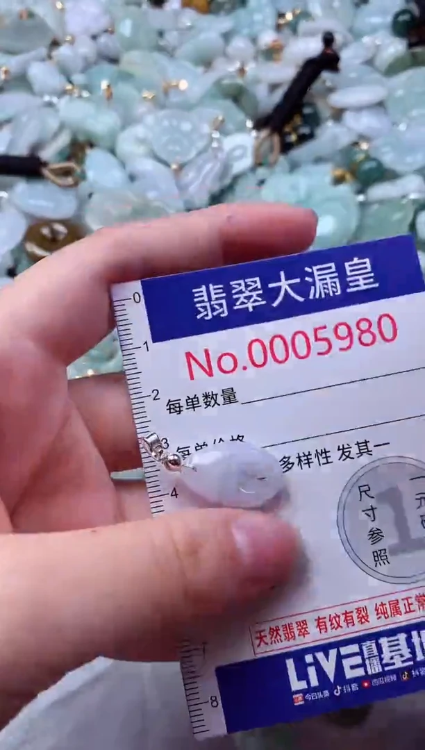 吊坠(不含链)未镶嵌翡翠5980