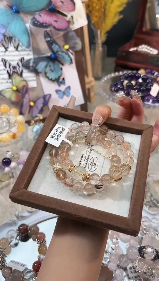 【闪购商品】水晶手链未镶嵌多样性发货颜色微差【要拍两单！！】