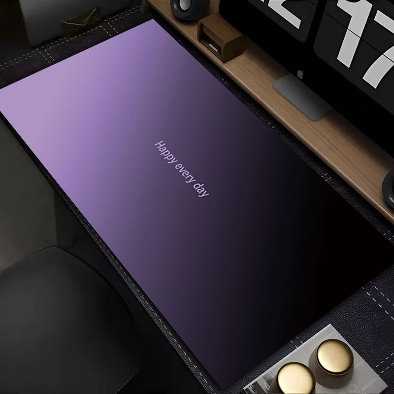 高级感渐变超大号黑粉色彩极简风莫兰迪电竞办公鼠标垫游戏剑匠零
