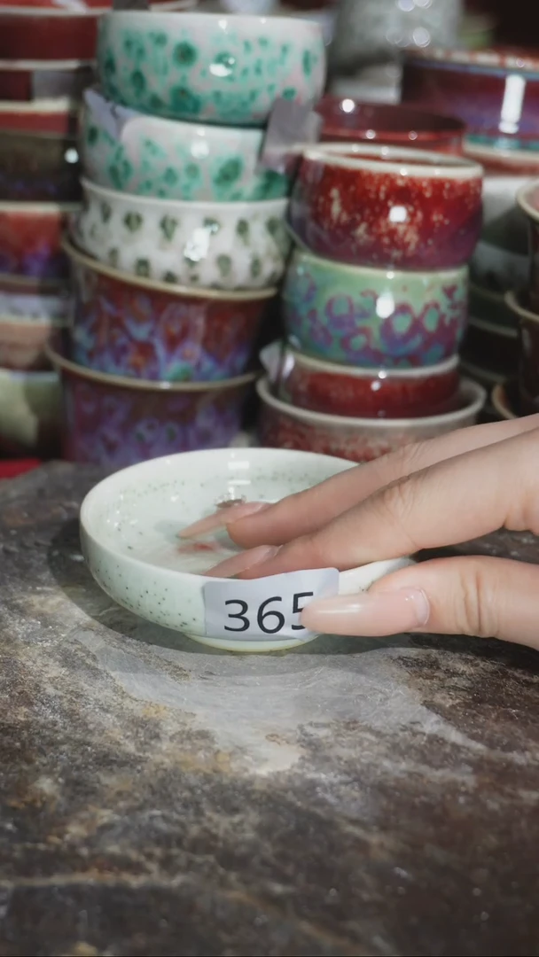 摆件精品窑变钧瓷茶器