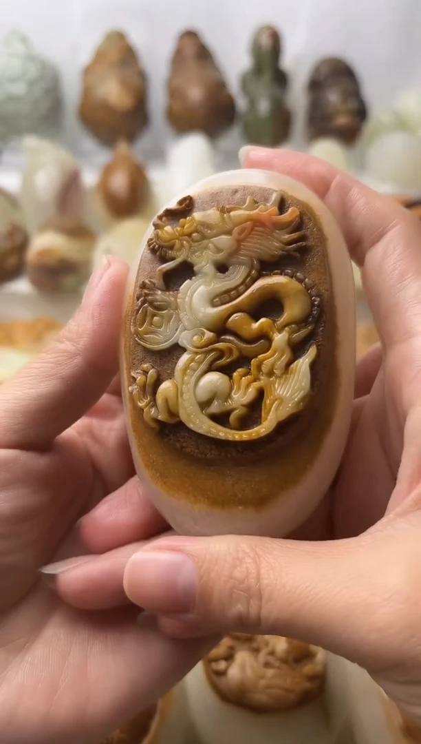 石材方解石棉纹正常不退换盘龙