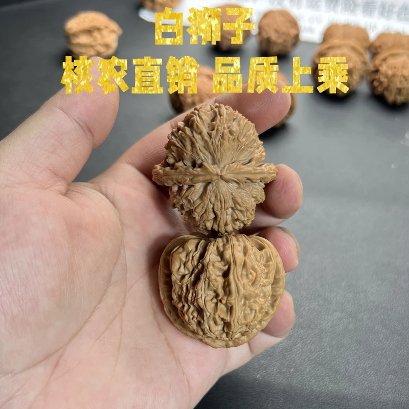 文玩核桃白狮子团购（非一物一图不卡尺）