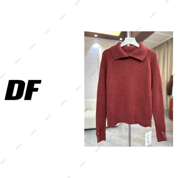 【C1527】#BDS-DF新款时尚休闲百搭设计师针织衫女款XYZ