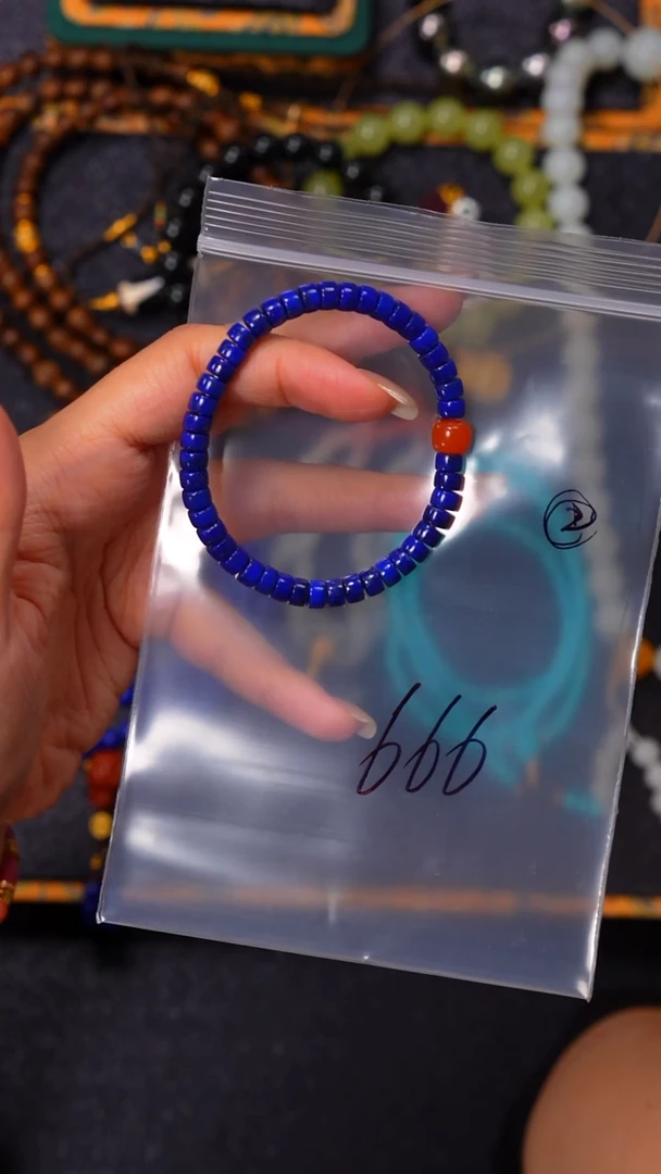 未镶嵌青金石手串长***～见山文玩珠宝回血