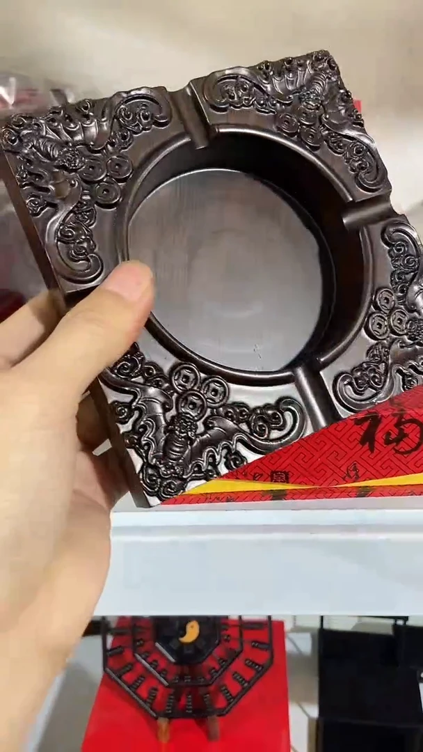 木  黑檀 烟灰缸