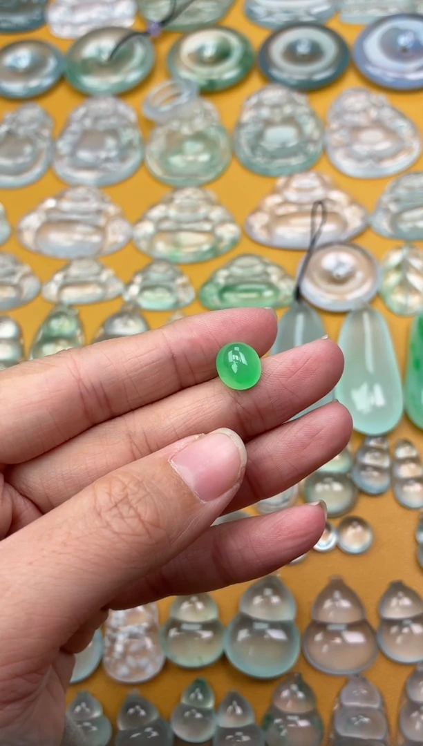 吊坠(不含链)未镶嵌翡翠31 蛋面 9.9 8.6 5.5