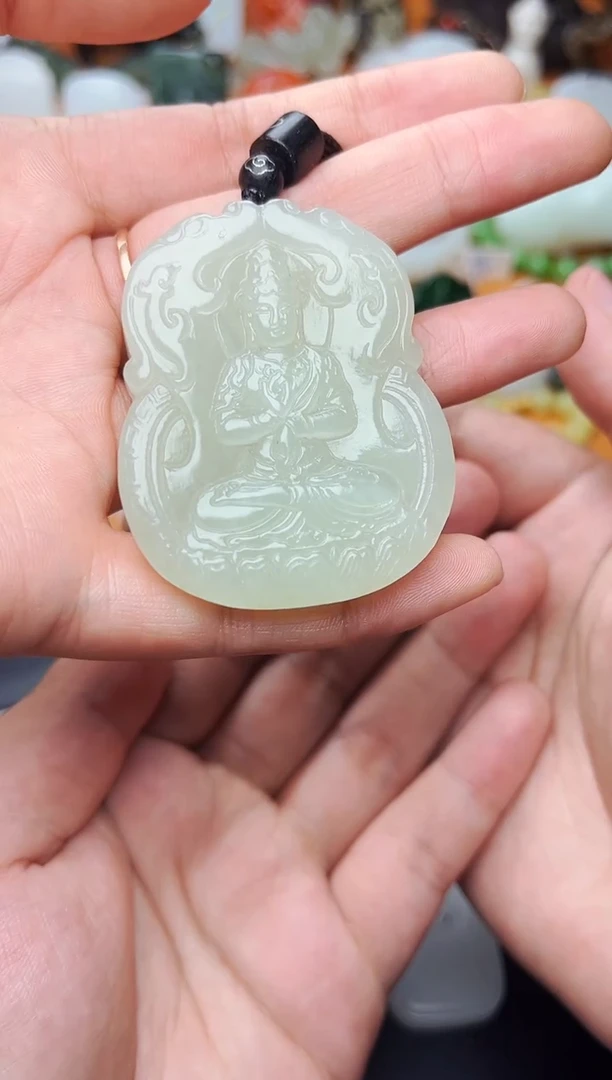 【闪购商品】和田玉颈饰未镶嵌观音01