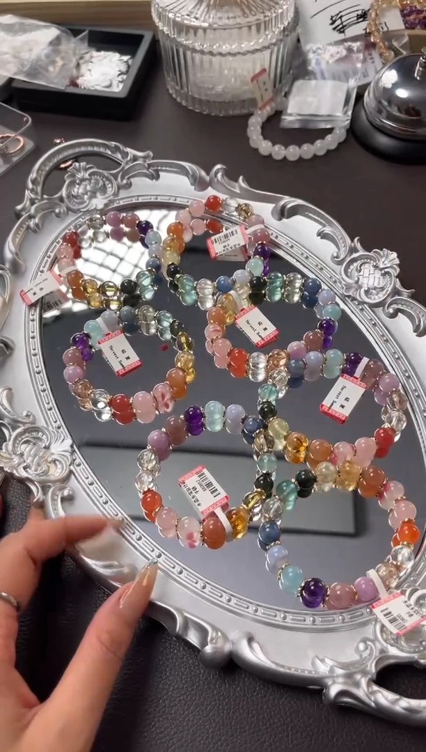 未镶嵌手链水晶多宝设计款多样性发其一
