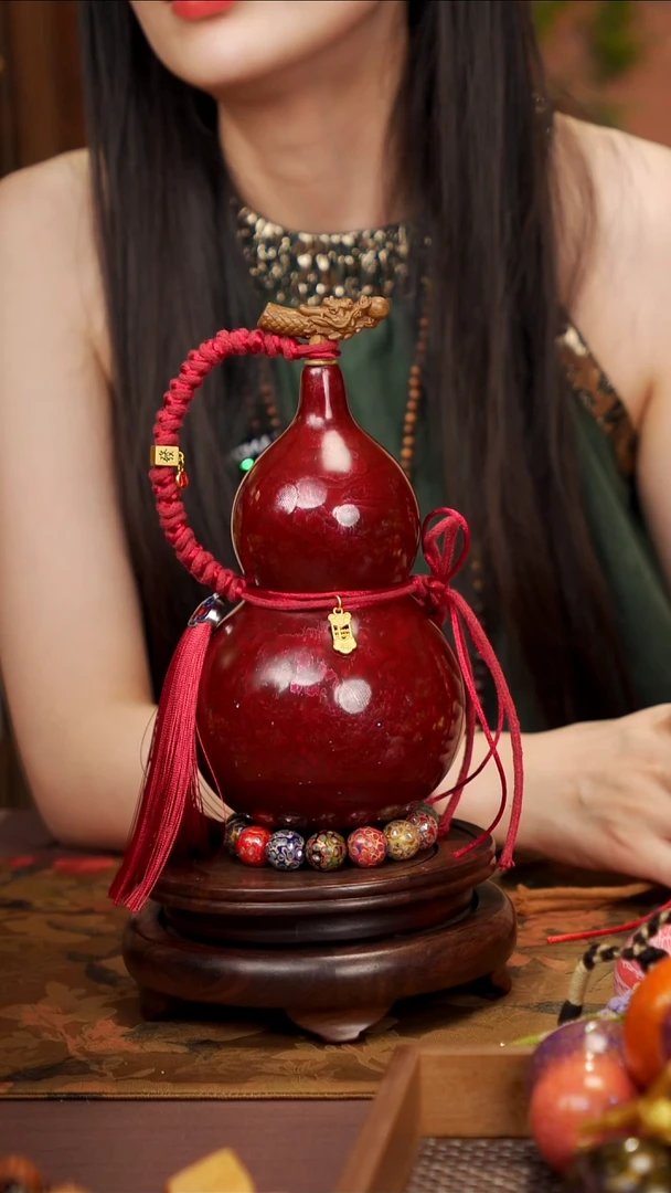 165易林高端工艺大漆酒葫芦--468