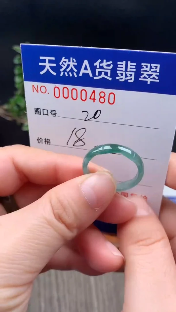 未镶嵌戒指翡翠20#