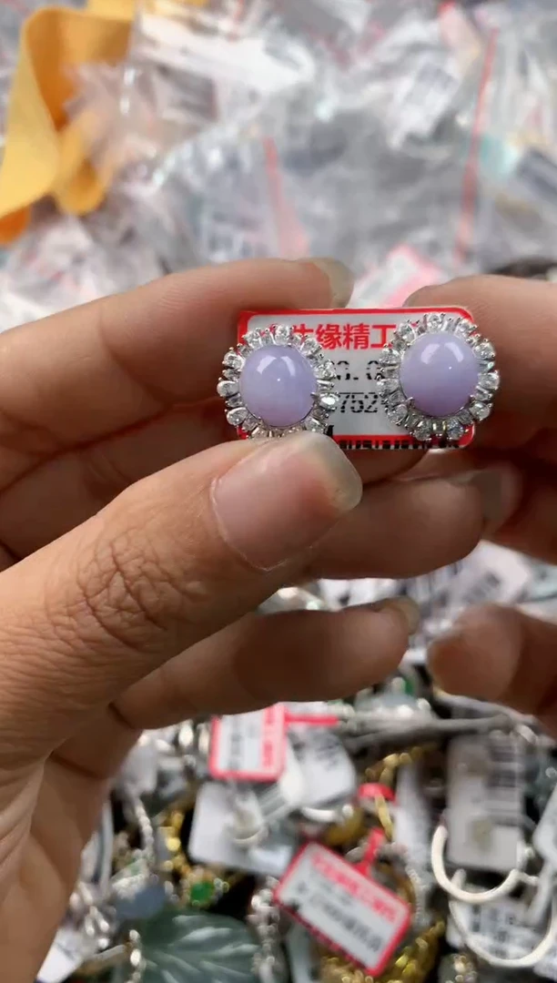 银S925镶嵌戒指翡翠131313--- 6