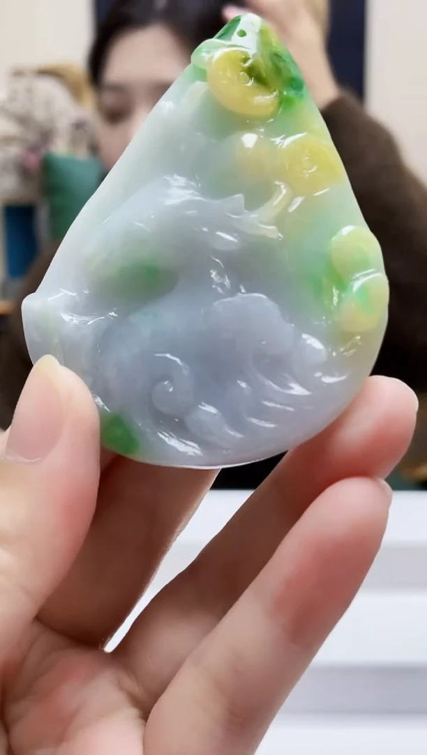 未镶嵌定制翡翠吊坠228