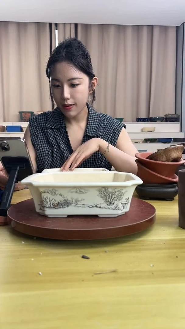 紫砂花盆紫砂花盆微瑕