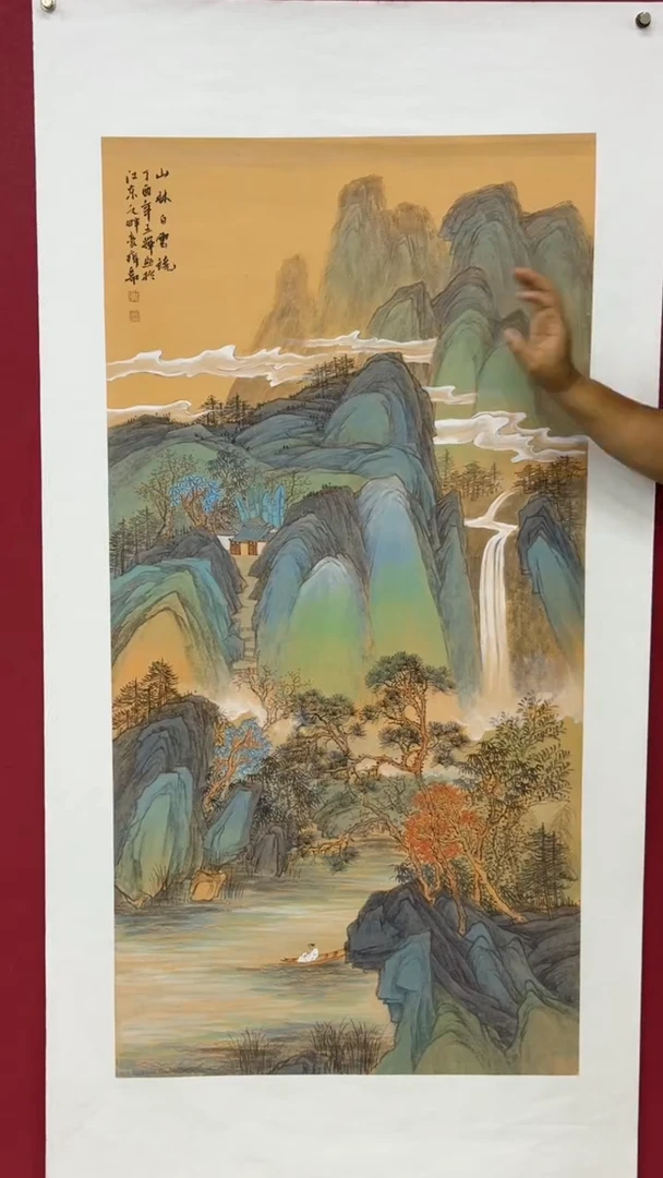 国画国画绘画山水花鸟