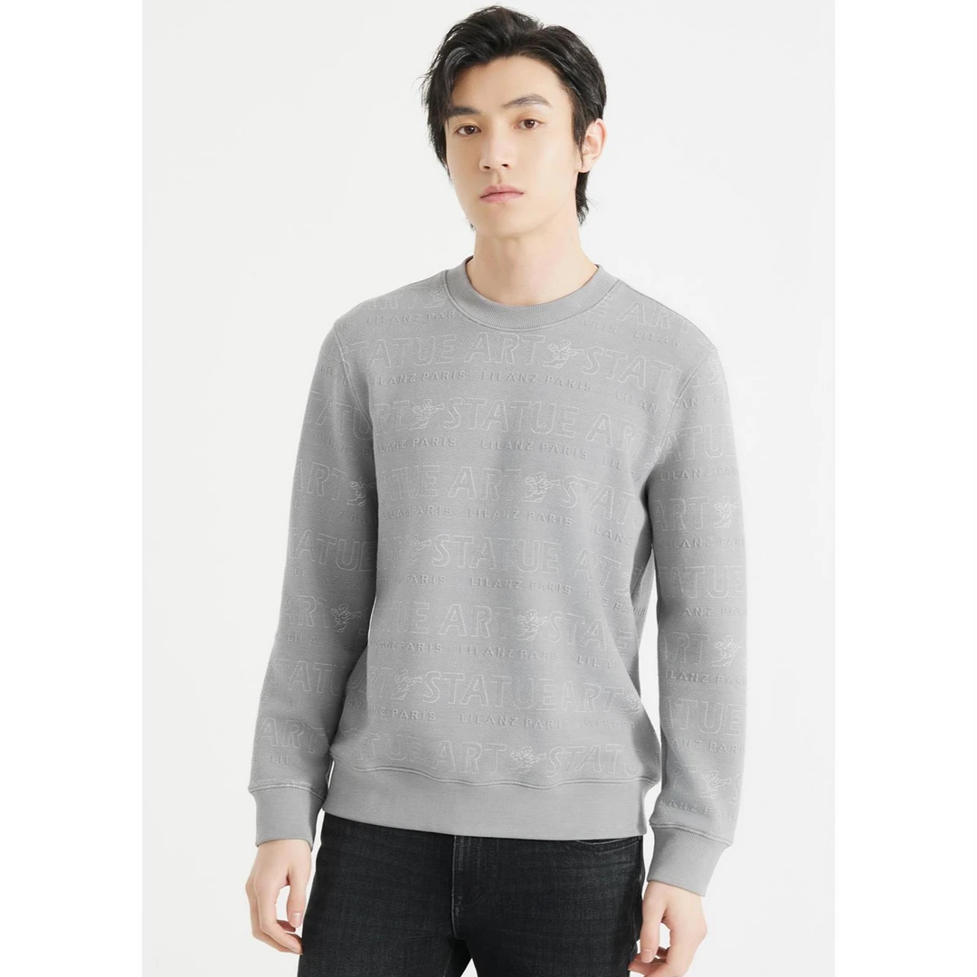 利郎【IP超柔体恤】男士商务休闲时尚T恤春秋季舒适圆领24QTX601