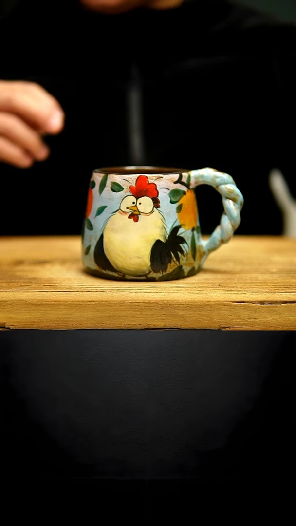 @@陶园瓷舍@@纯手工手绘@高温釉下彩