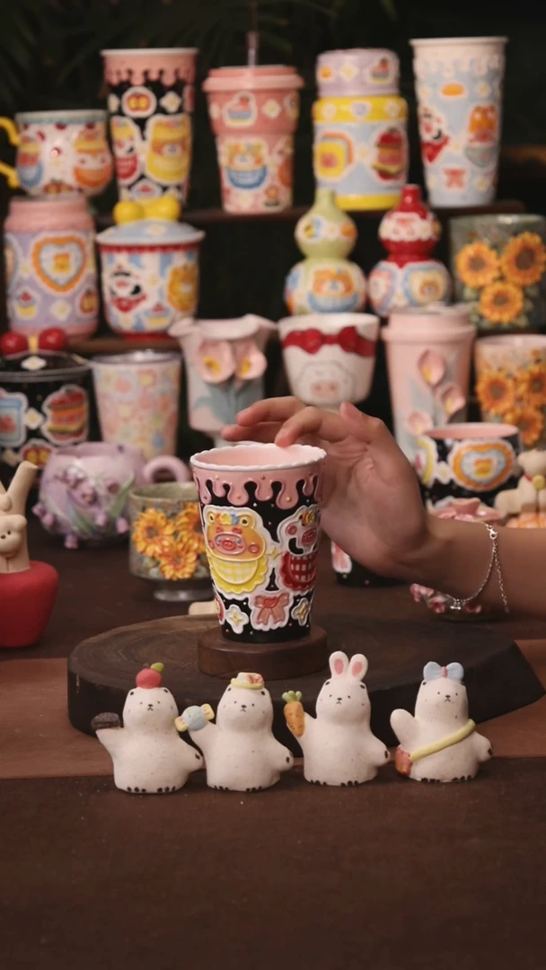 摆件景德镇原创手作陶瓷