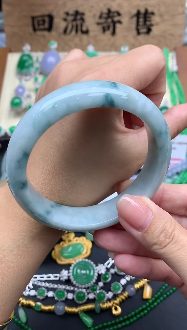 【闪购商品】翡翠手镯未镶嵌85-中国好珍宝