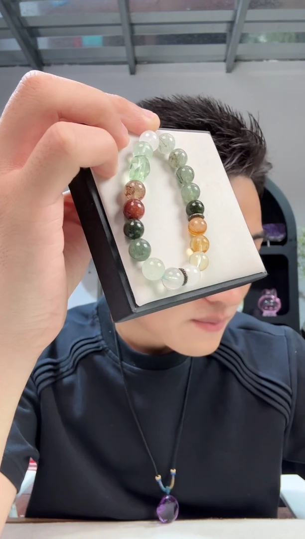 未镶嵌手链水晶晶6666 约9mm