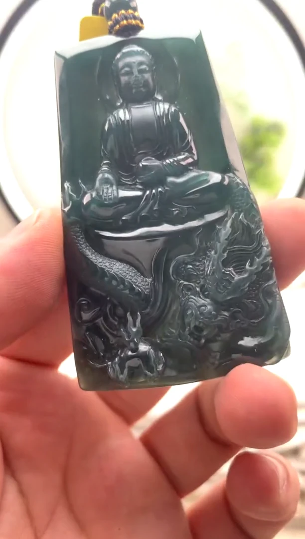 颈饰未镶嵌翡翠阿弥陀佛