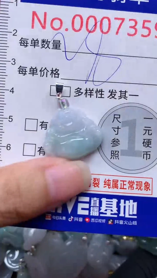颈饰未镶嵌翡翠7359