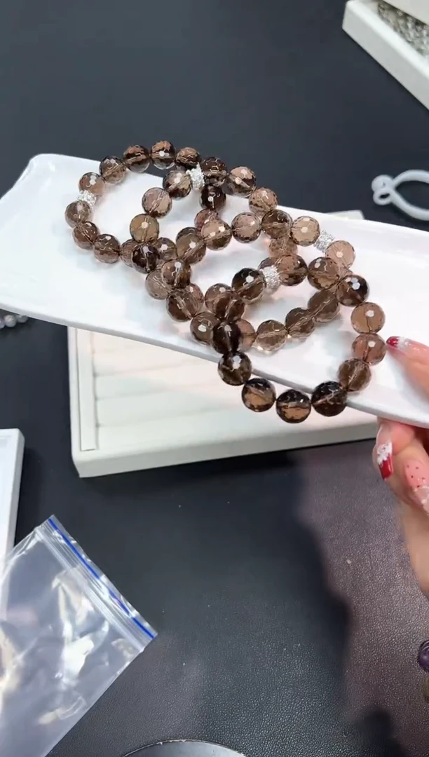 【闪购商品】水晶手串未镶嵌66r多样性发其一/1条默认微瑕