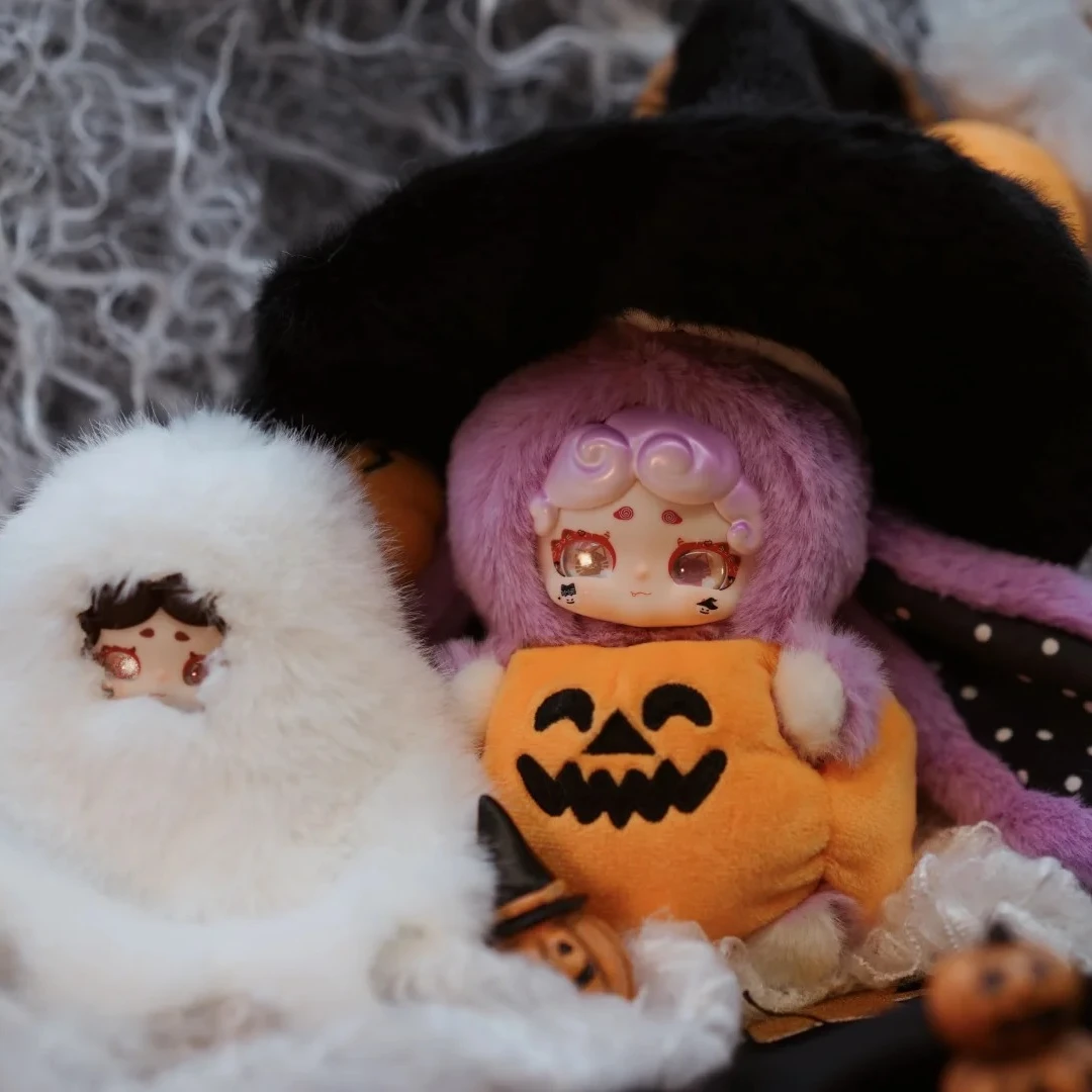 【豆豆】晚安小兔万圣节限定吊卡毛绒盲盒