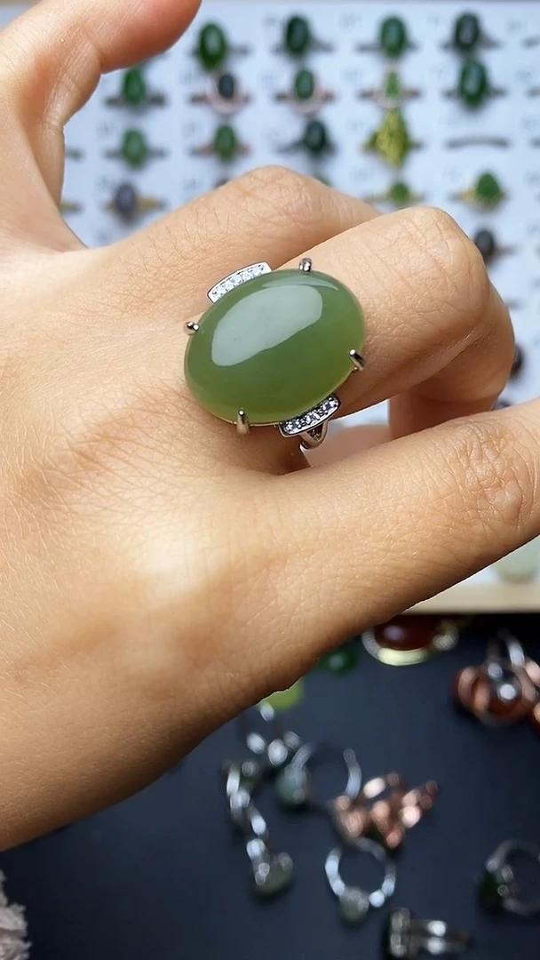 【闪购商品】和田玉戒指未镶嵌1