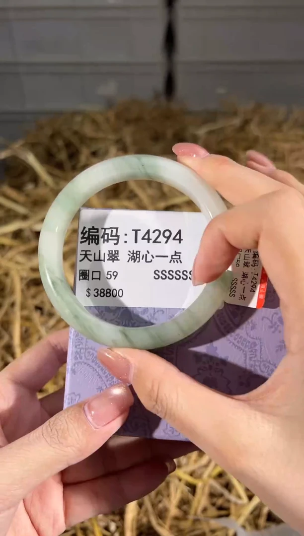 未镶嵌手镯石英质玉T4294