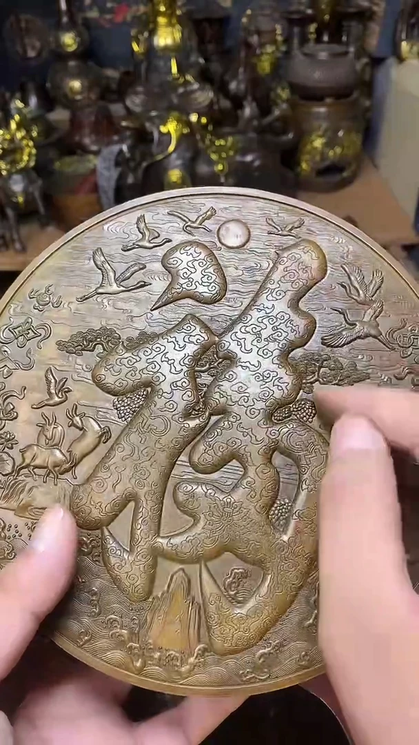 铜铜桌面摆件098