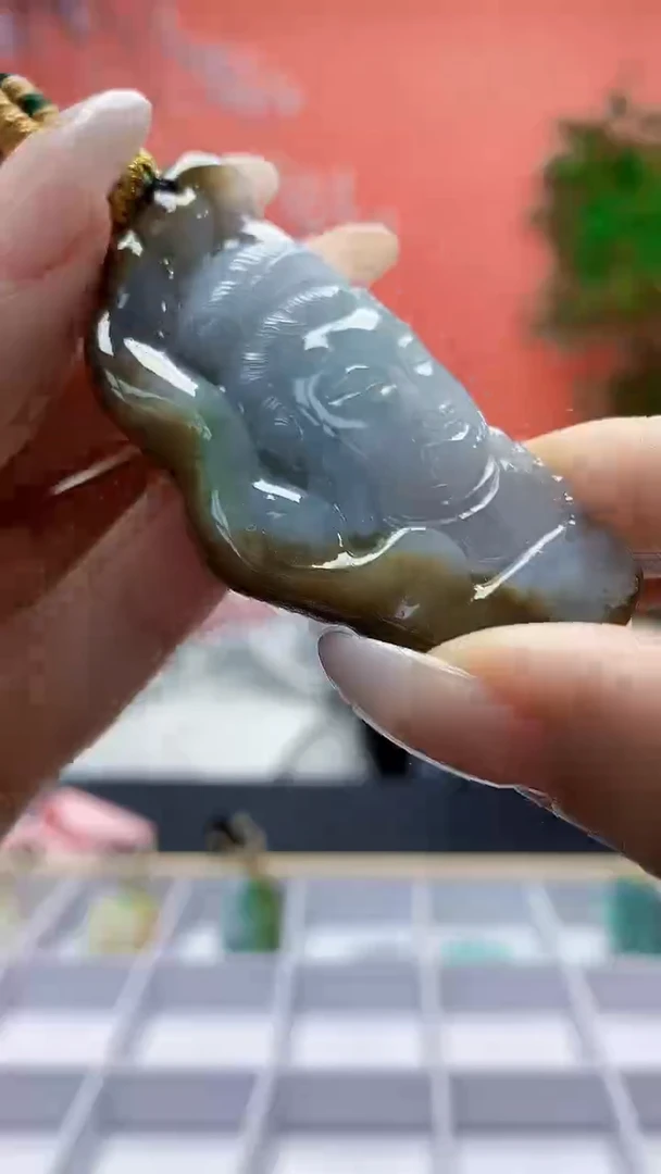 未镶嵌定制翡翠4898ty-毛货挂件37