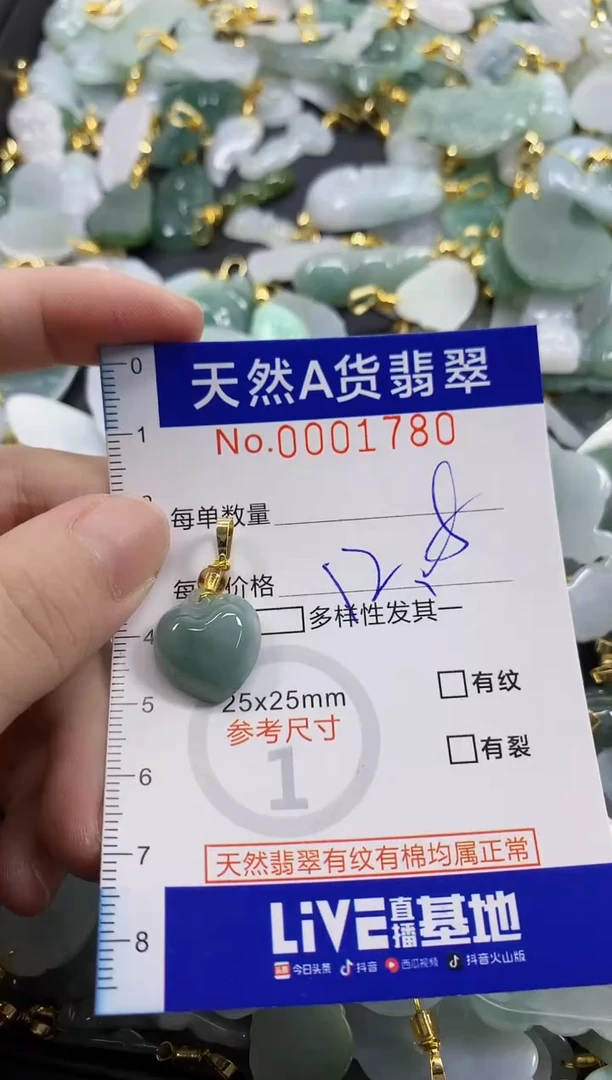 颈饰未镶嵌翡翠天然A货翡翠