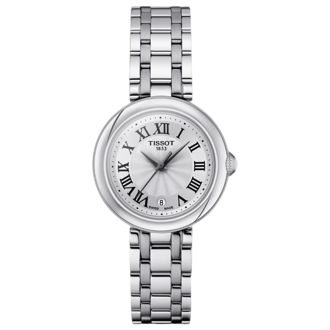99新 Tissot/天梭 小美人系列26MM石英T126/经典白盘女表时尚优雅
